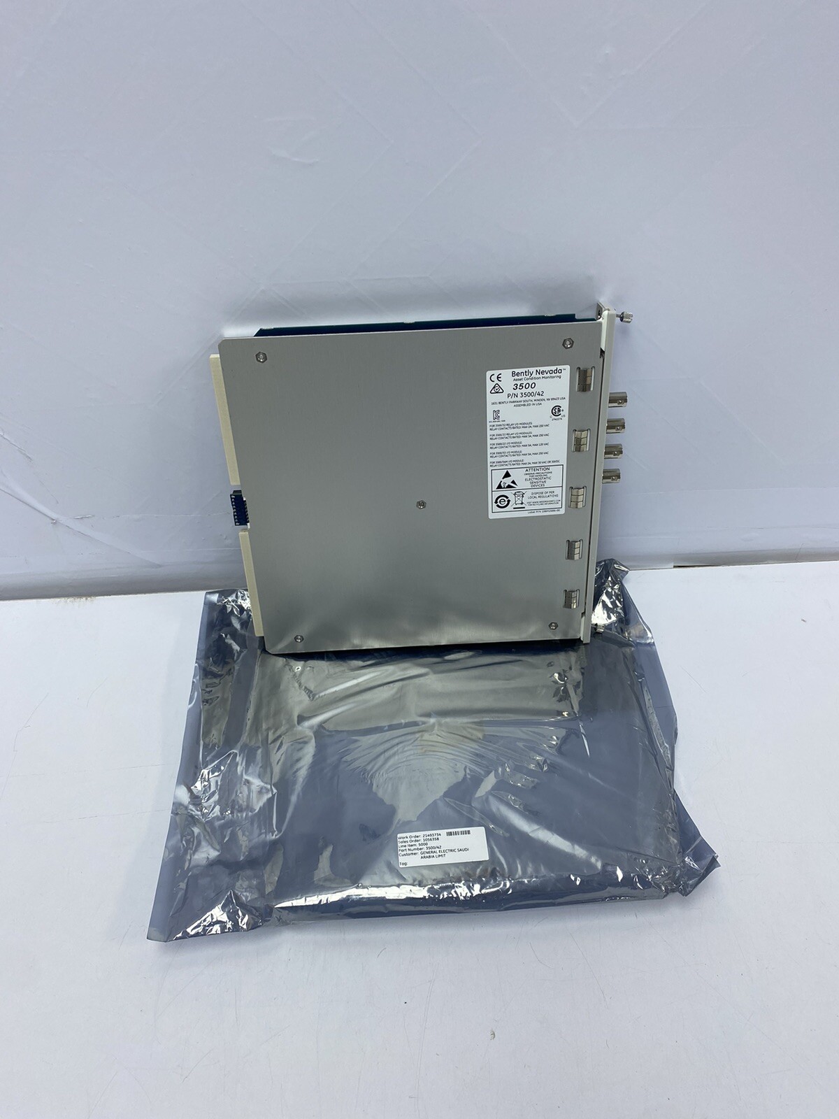 Bently Nevada 3500/42M Module 176449-02 Proximitor Seis Monitor