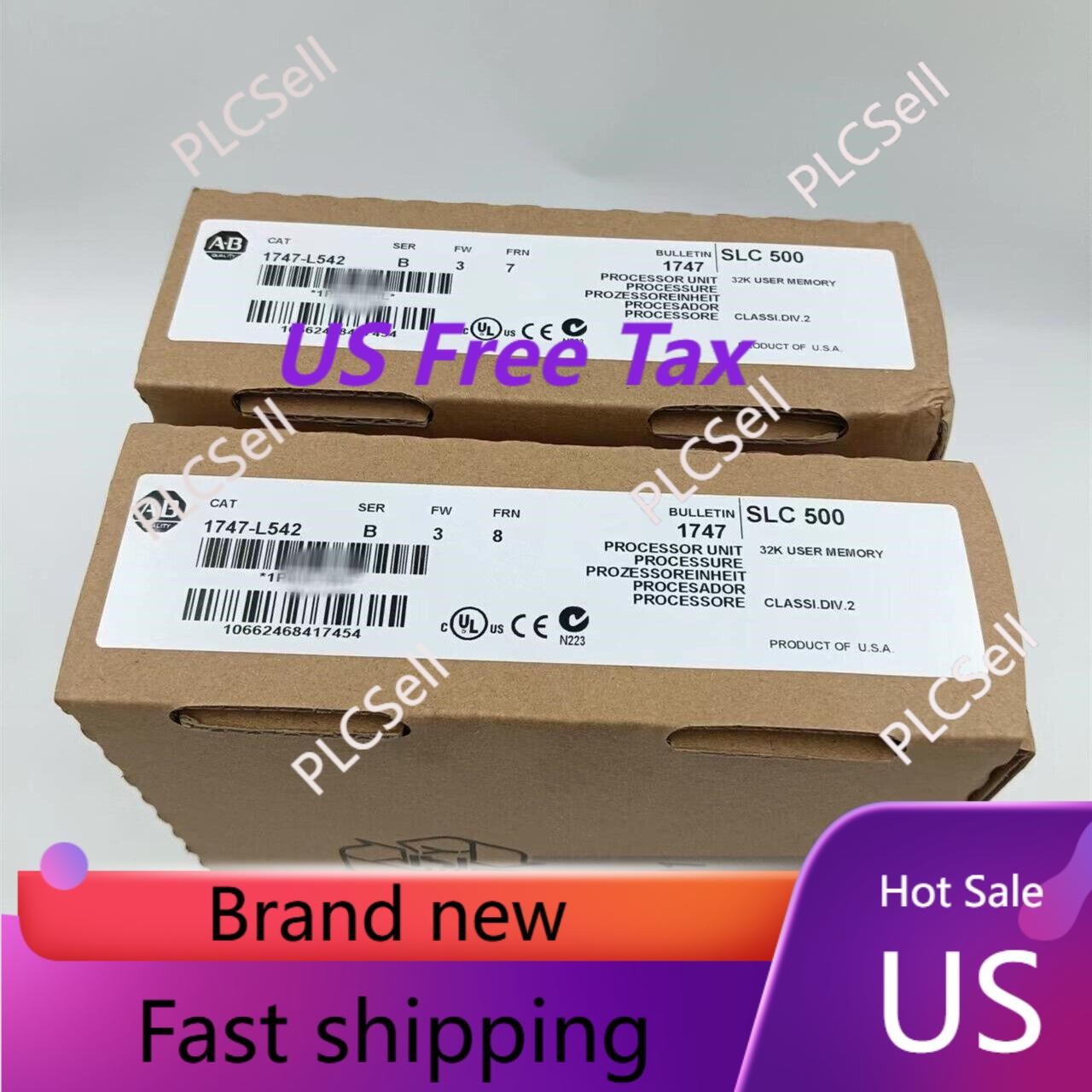 New Allen-Bradley 1747-L542 SER B SLC 500 5/04 CPU PROCESSOR UNIT Module