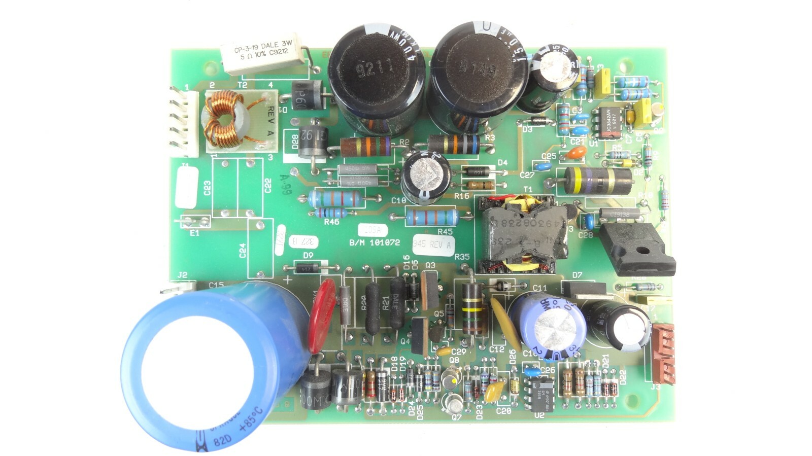 Powerware / Exide 101072945 Rev A EE Auto Bypass Control PCB Assembly