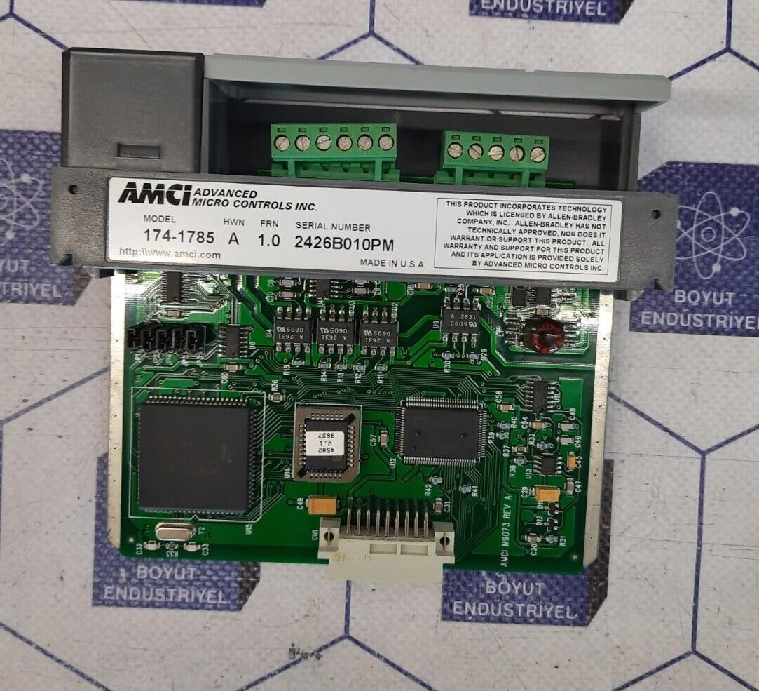 AMCI advanced Micro Controls ınc 174-1785 Hwn A FRN 1.0 Module Caterpillar