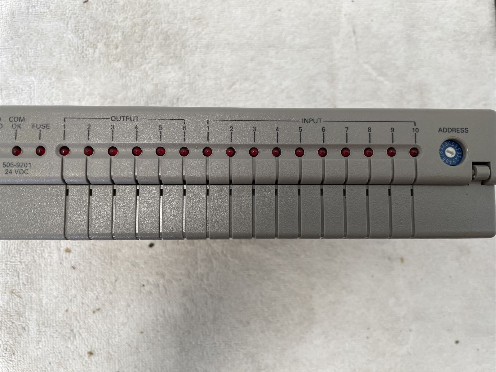 Siemens Simatic TI505 Smart Slice Discrete I/O Moule. Model 505-9201.