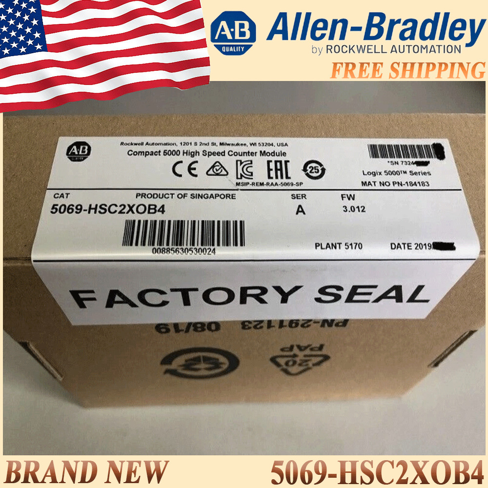 AB 5069-HSC2XOB4 CompactLogix High Speed Counter Module 5069HSC2XOB4