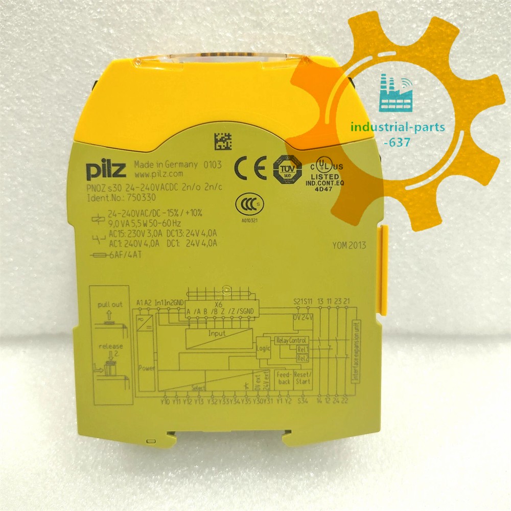 Pilz 750330 New Safety Relay PNOZ s30 24-240VACDC 2n/o 2n/c