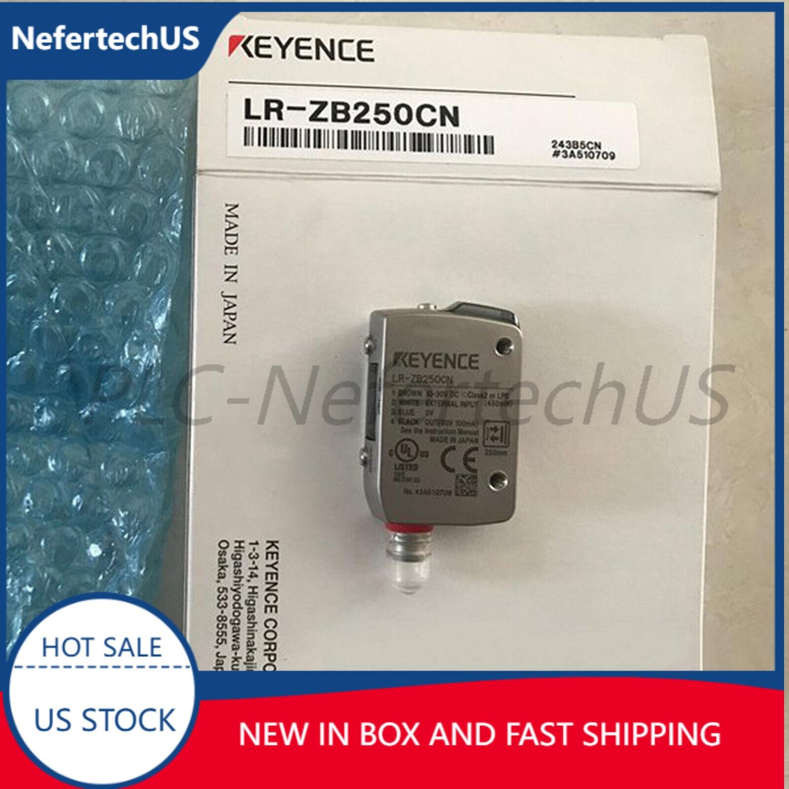 1PC New Keyence LR-ZB250CN LRZB250CN Sensor In Box US Free TAX US Free TAX