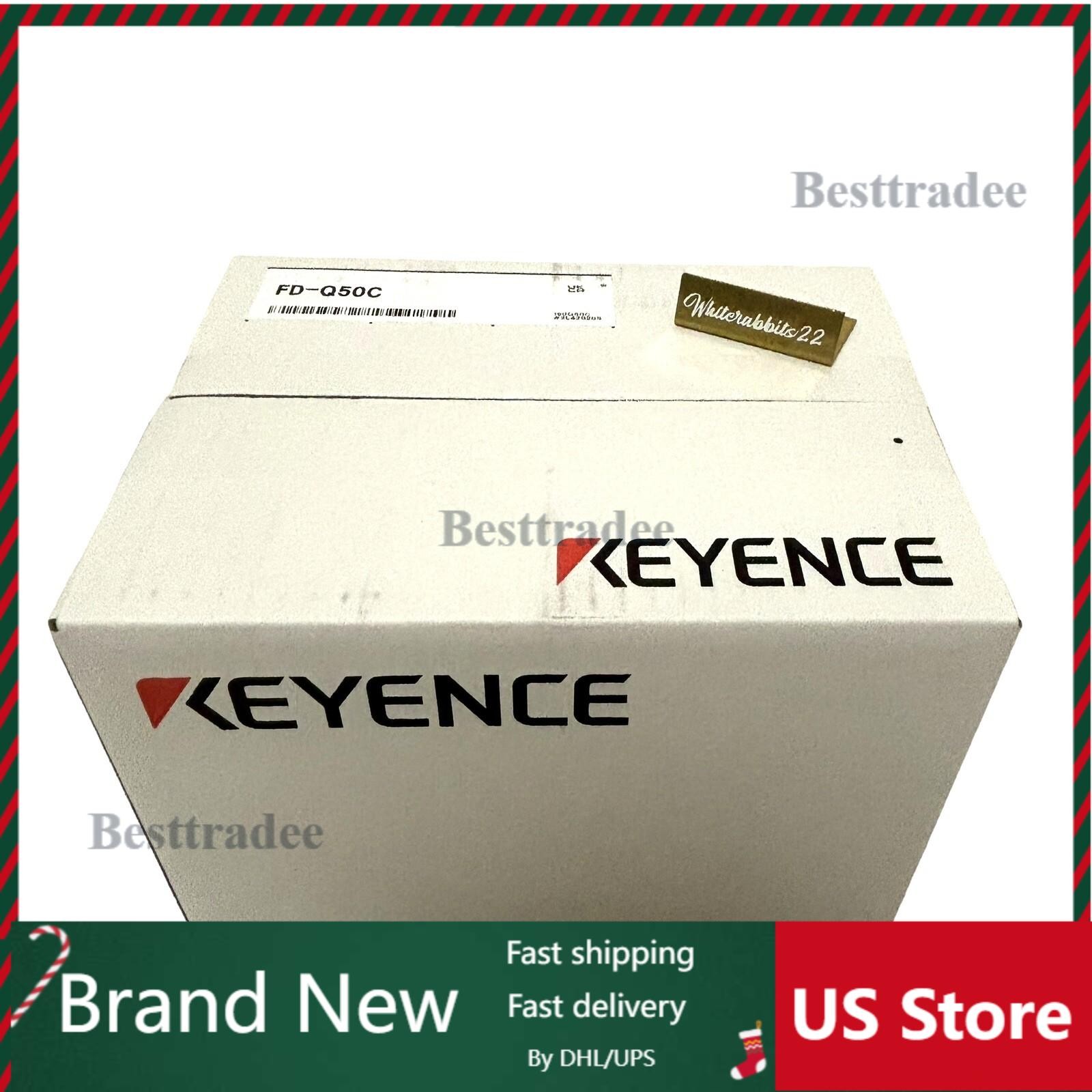 NEW Keyence FD-Q50C Clamp-On Flow Sensor Flow Meter US Free TAX