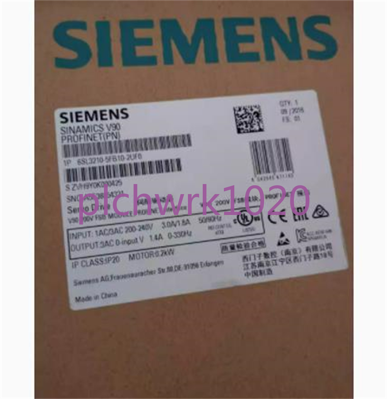1PCS NEW IN BOX Siemens V90 driver 6SL3210-5FB10-2UF0