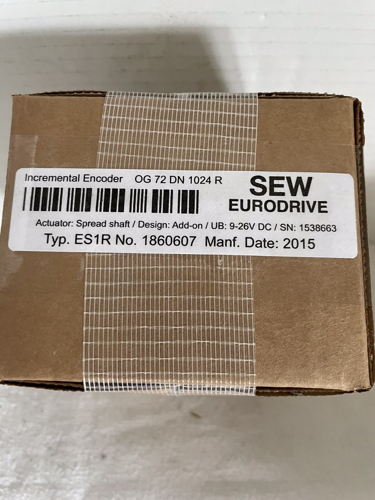 NEW Baumer Encoder OG72 DN 1024R OG72DN1024R