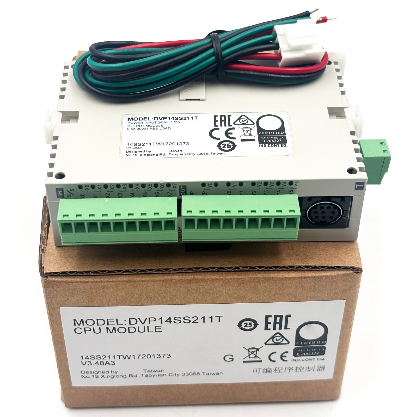 1PCS New Industrial Delta DVP14SS211T PLC Programmable Logic Controller