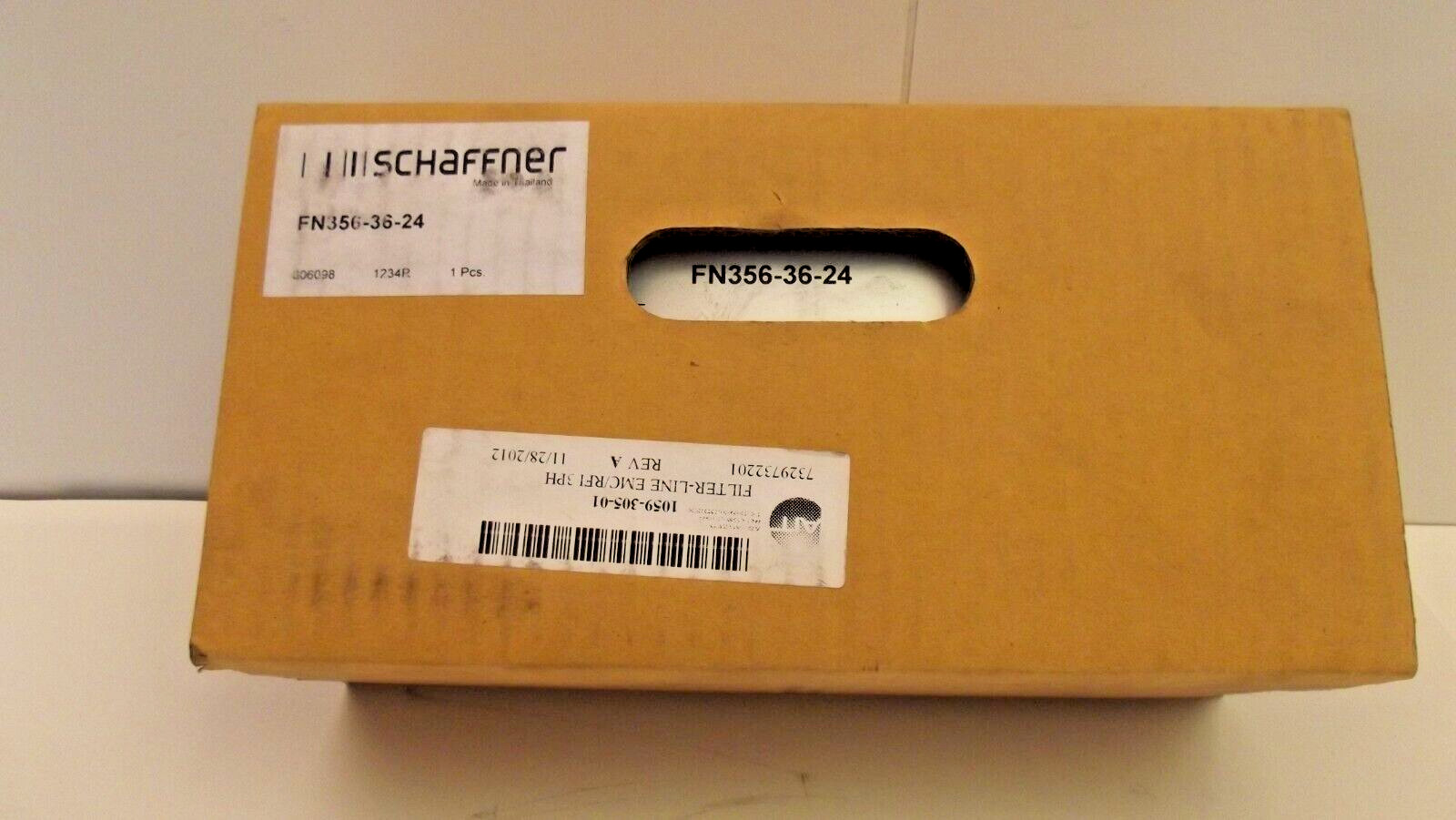 Schaffner FN356-36-24 Chassis Mount EMC/EMI Line Filter 3Ph 36A AC-DC 60Hz 33-3
