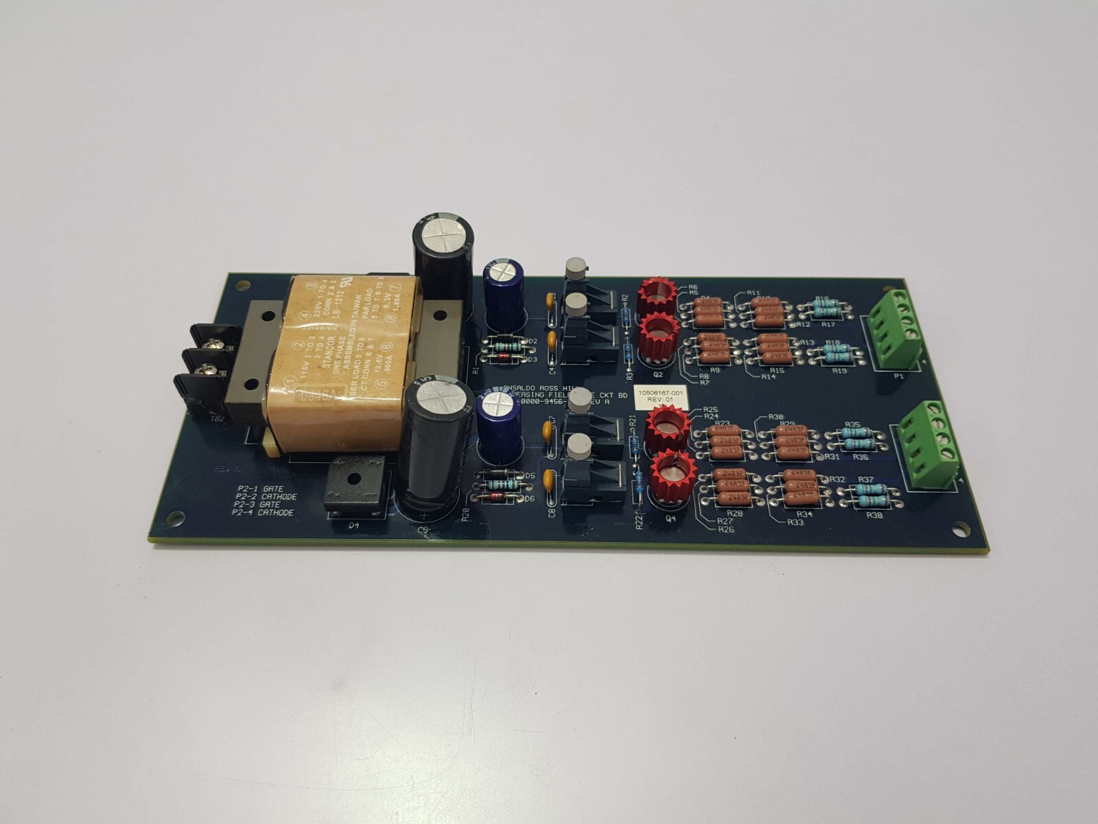 ANSALDO ROSS HILL 0000-9456-00 REVERSING FIELD GATE CIRCUIT BOARD 10506167-001