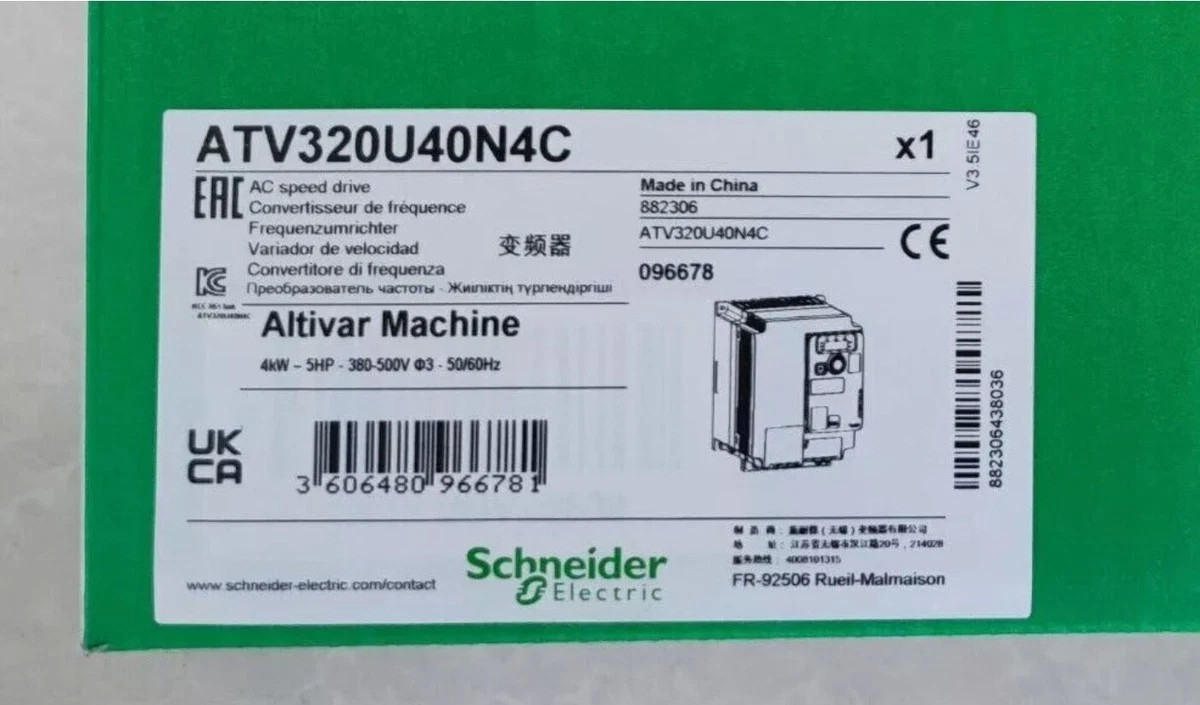 1PC NEW Schneider ATV320U40N4C Real US Stock 1-year warranty