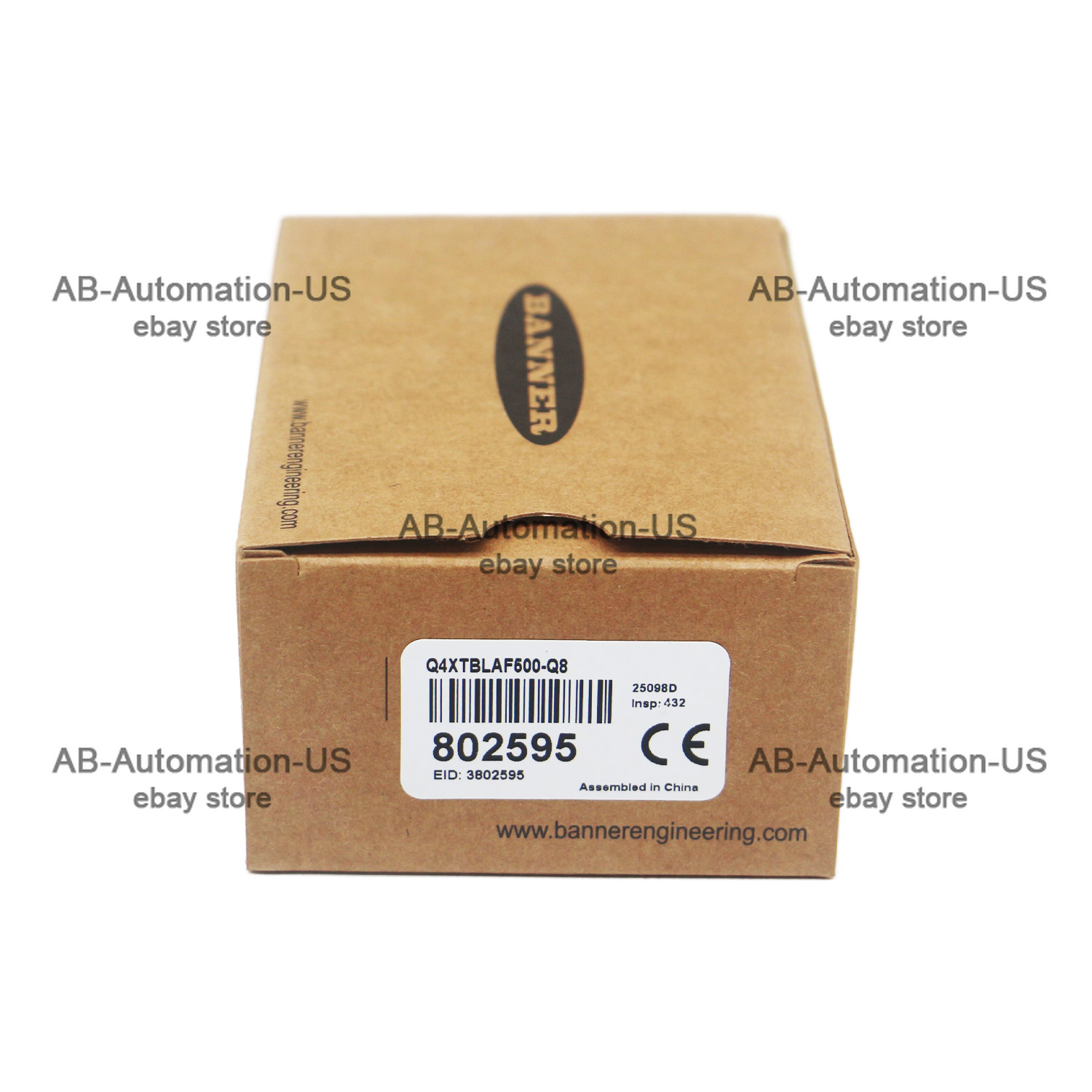 NEW BANNER Q4XTBLAF500-Q8 Laser Adjustable Field Range: 500 mm Input: 10-30 V dc