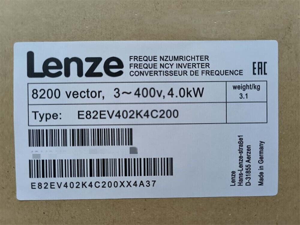 E82EV402K4C200 NEW LENZE E82EV402_4C200 Inverter 8200 Vector 4.0kW