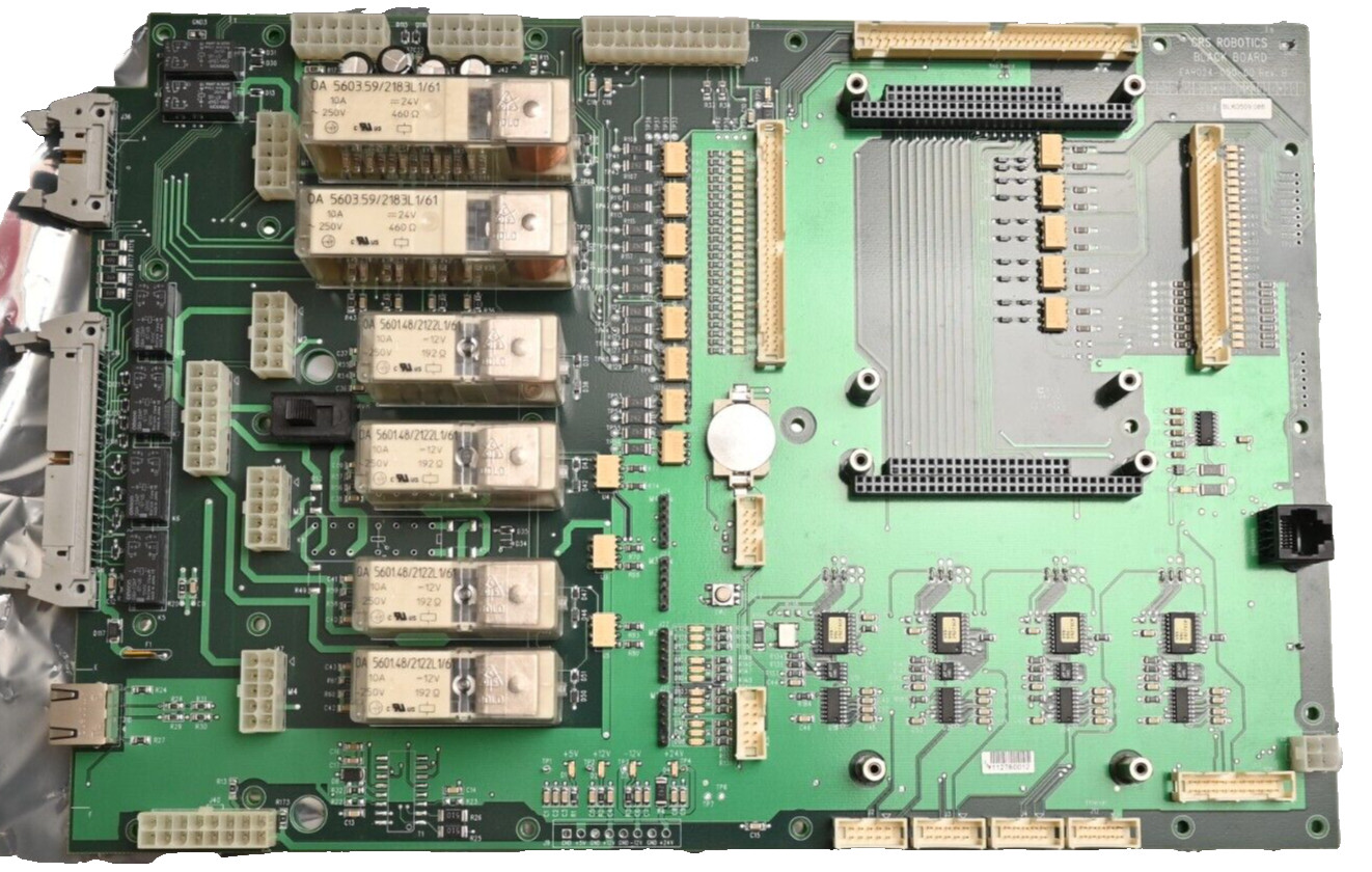CRS Robotics Controller Main PCB Black Board EAR024-050-00 Rev B Relays PC/104