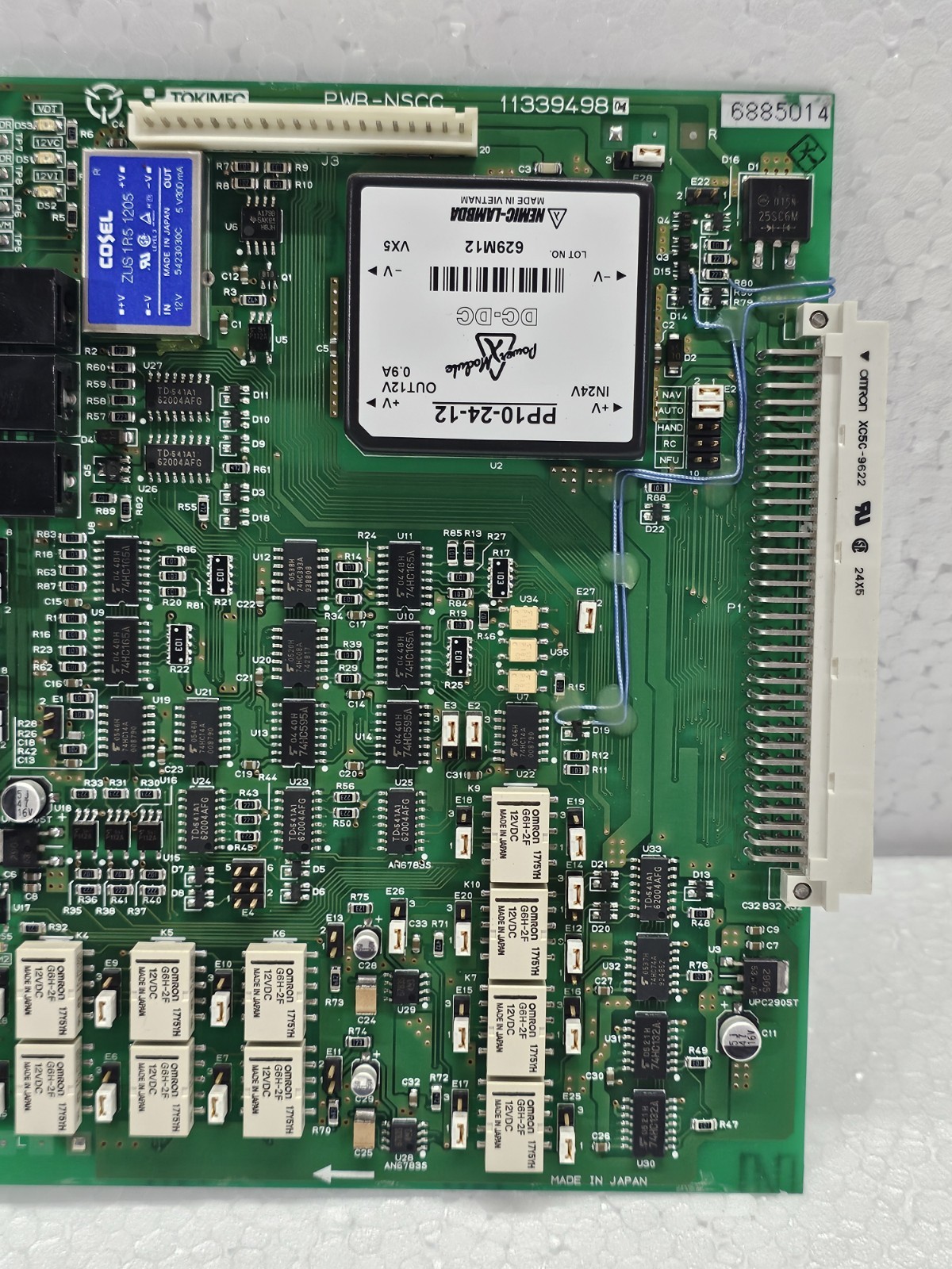TOKIMEC / TOKYO KEIKI 11339498 PR-6000 AUTOPILOT NSCC CIRCUIT PCB BOARD