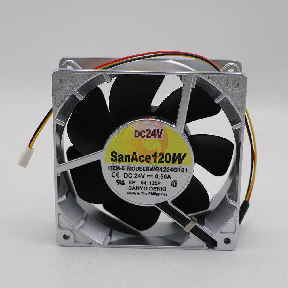 ONE For SANYO San Ace120W 24V 0.50A 9WG1224G101 cooling fan New