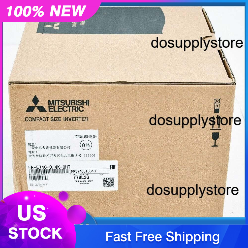 FR-E740-0.4K-CHT NEW NEW MITSUBISHI COMPACT FREQUENCY INVERTER PLC MODULE