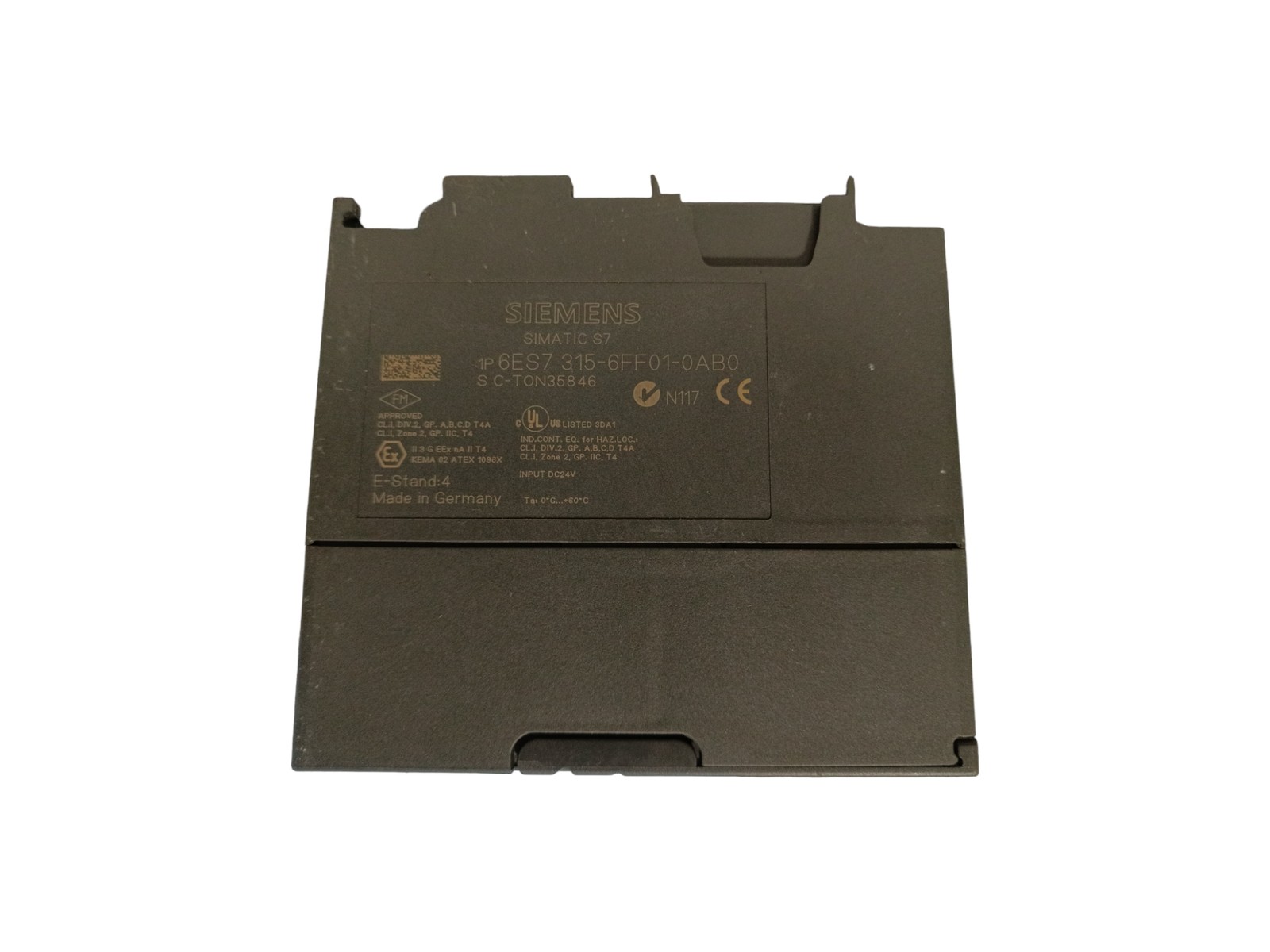 Siemens Simatic S7-300 Cpu315F-2 Dp 6Es7315-6Ff01-0Ab0