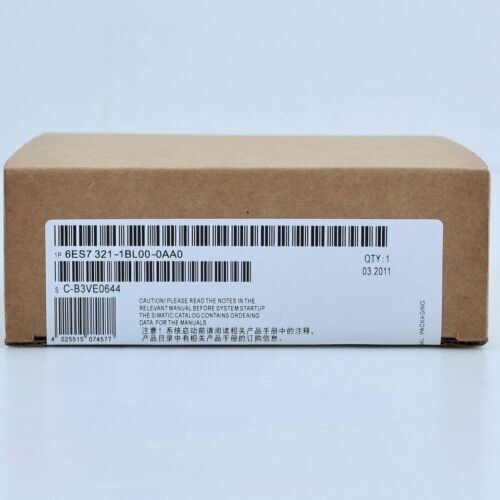 6ES7321-1BL00-0AA0 1PCS NEW SIEMENS DIGITAL INPUT MODULE 6ES7321-1BL00-0AA0