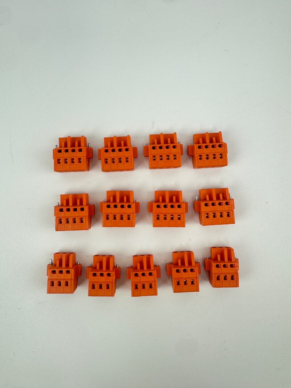 Lot of 13 Wago MCS x(8) 4 Pin Male & x(5) 3 Pin