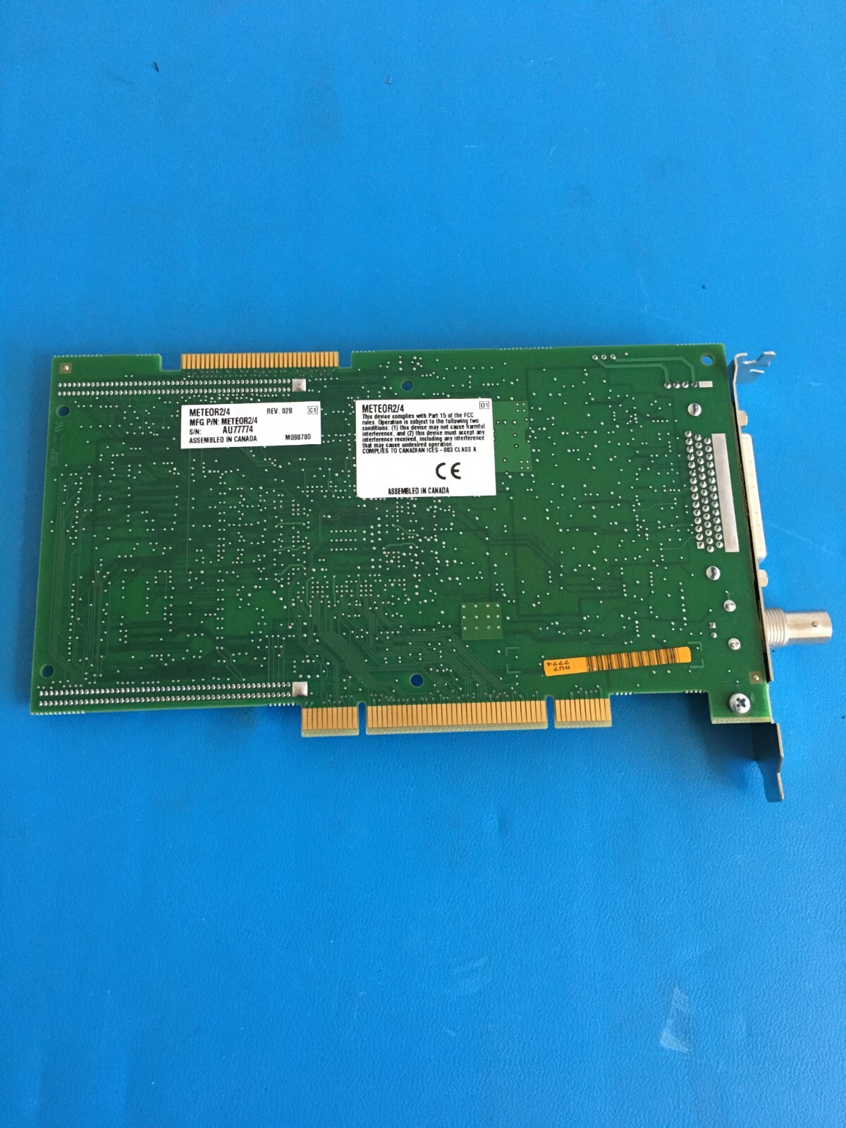 Matrox Meteor2/4 Frame Grabber PCI Video Capture Card – Industrial Imaging