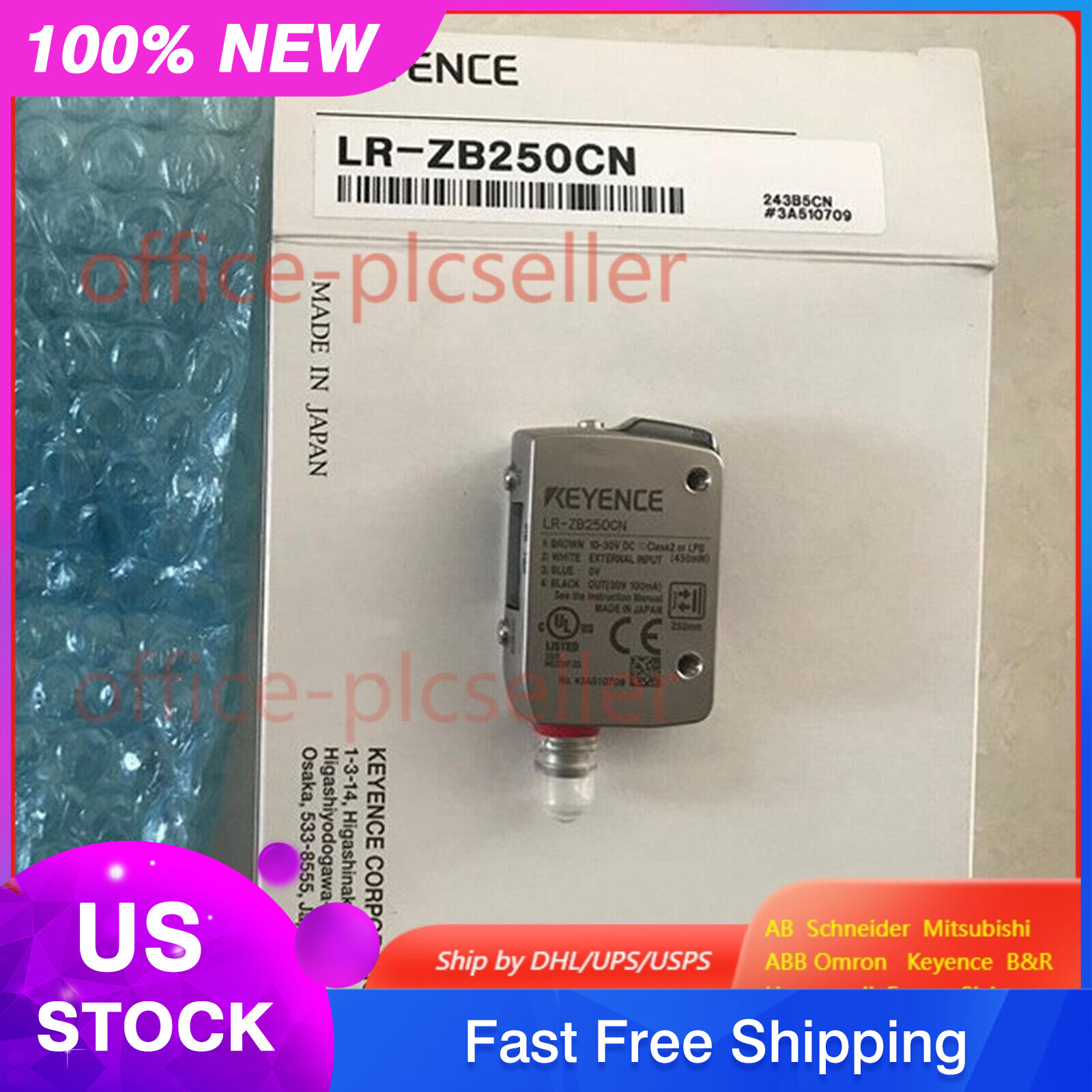 1PC New Keyence LR-ZB250CN LRZB250CN Sensor In Box US Free TAX US Free TAX