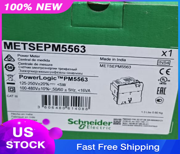 SCHNEIDER ELECTRIC POWER METER METSEPM5563 POWERLOGIC PM5563, BRAND NEW IN BOX