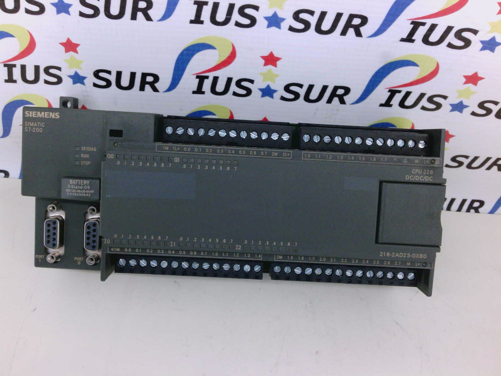 USSP Siemens Simatic S7-200 CPU 226 6ES7 216-2AD23-0XB0 21-28VDC Supply