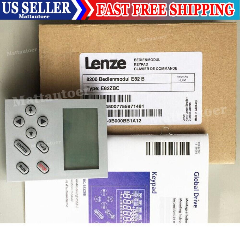 1PCS NEW LENZE E82ZBC KEY PAD OPERATOR PANEL IN BOX