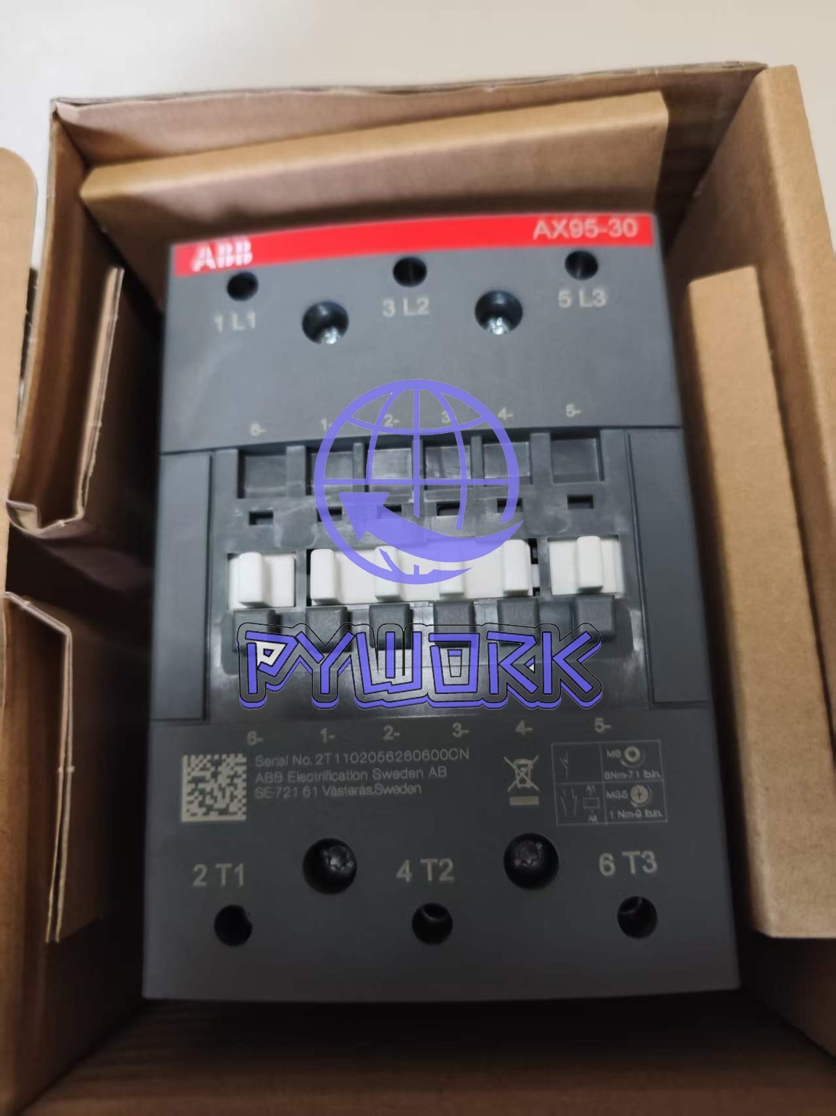1PCS ABB AX95-30-11 AC contactor AC220-230V AX95-30-11-80