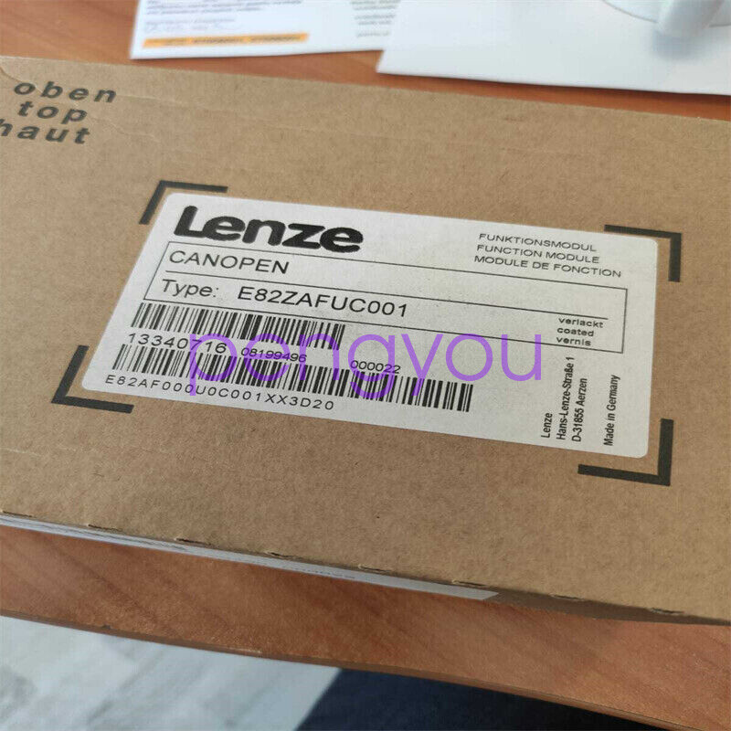 E82ZAFUC001 Lenze 8200 CANopen PT Function Module Brand New DHL or FedEx