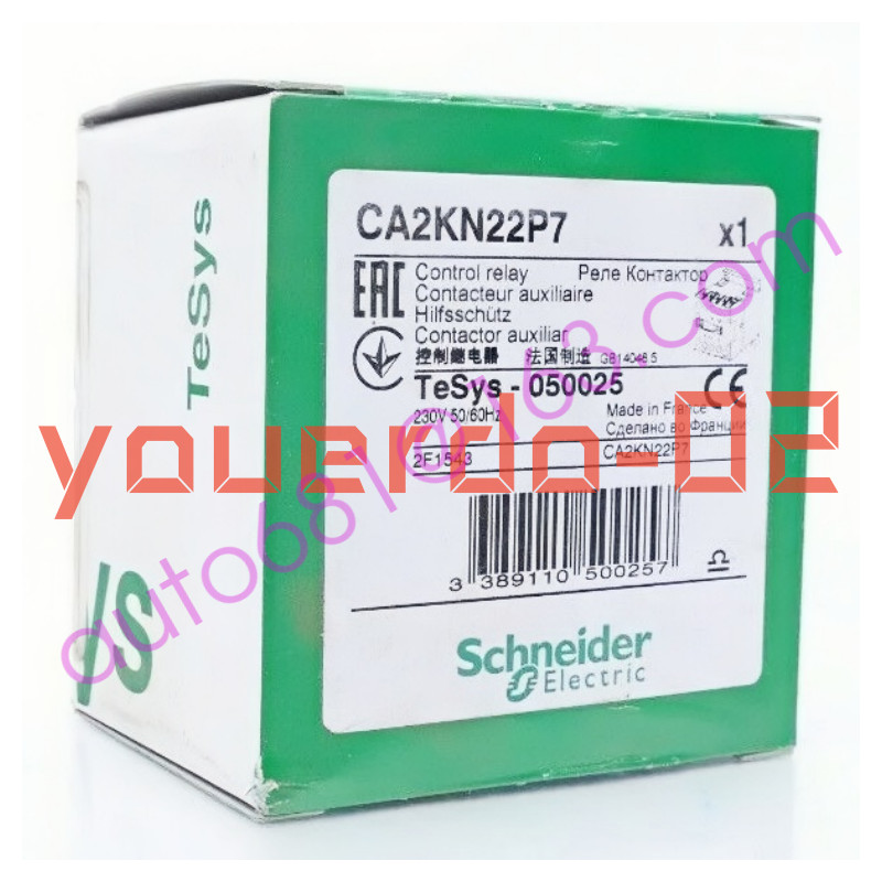 1 PC New With Box Schneider CA2KN22P7 230V, 50/60Hz,2NO+2NC Control relay