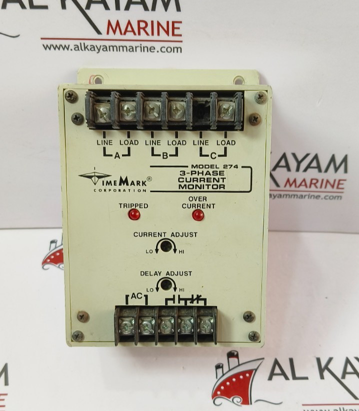 TIME MARK 274 3-PHASE CURRENT MONITOR (FAST SHIP BY DHL/FEDEX)