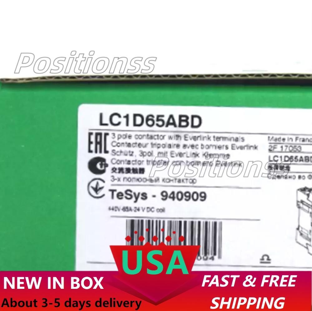 1PC Schneider LC1D65ABD Contactor 65A New In Box Fast Shipping