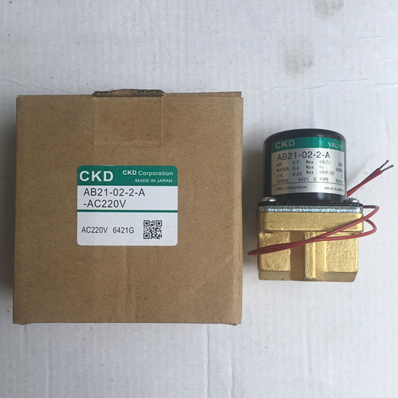 New AB21-02-2-A-AC220V Electromagnetic For CKD Free Shipping