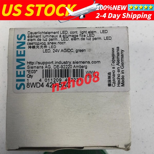 Siemens 8WD4420-5AC Permanent light element LED 24V AC/DC green 8WD44205AC
