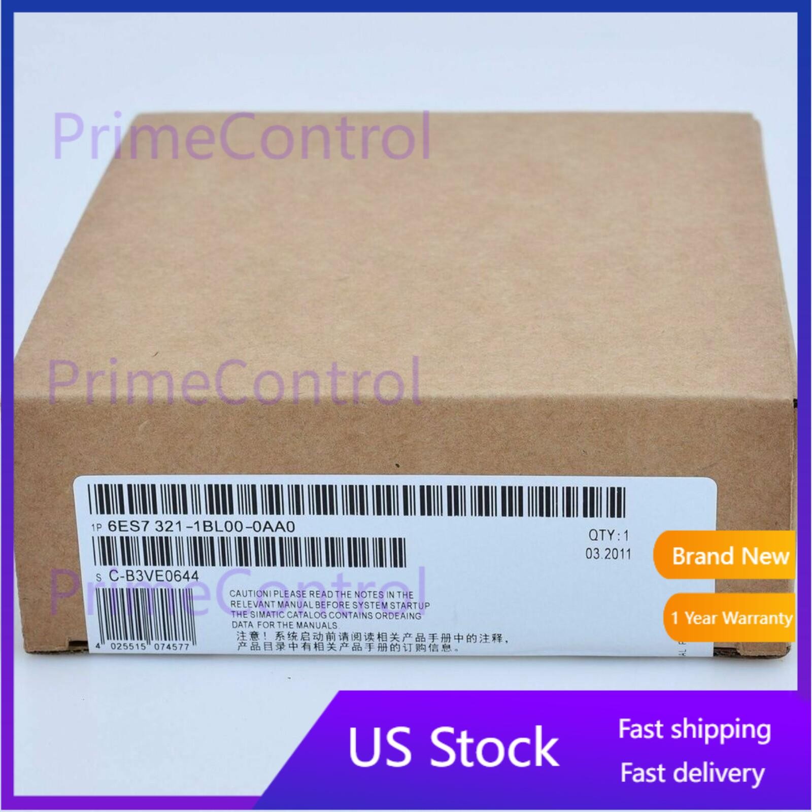 One New Siemens 6ES7 321-1BL00-0AA0 6ES7321-1BL00-0AA0 In Box Fast Shipping