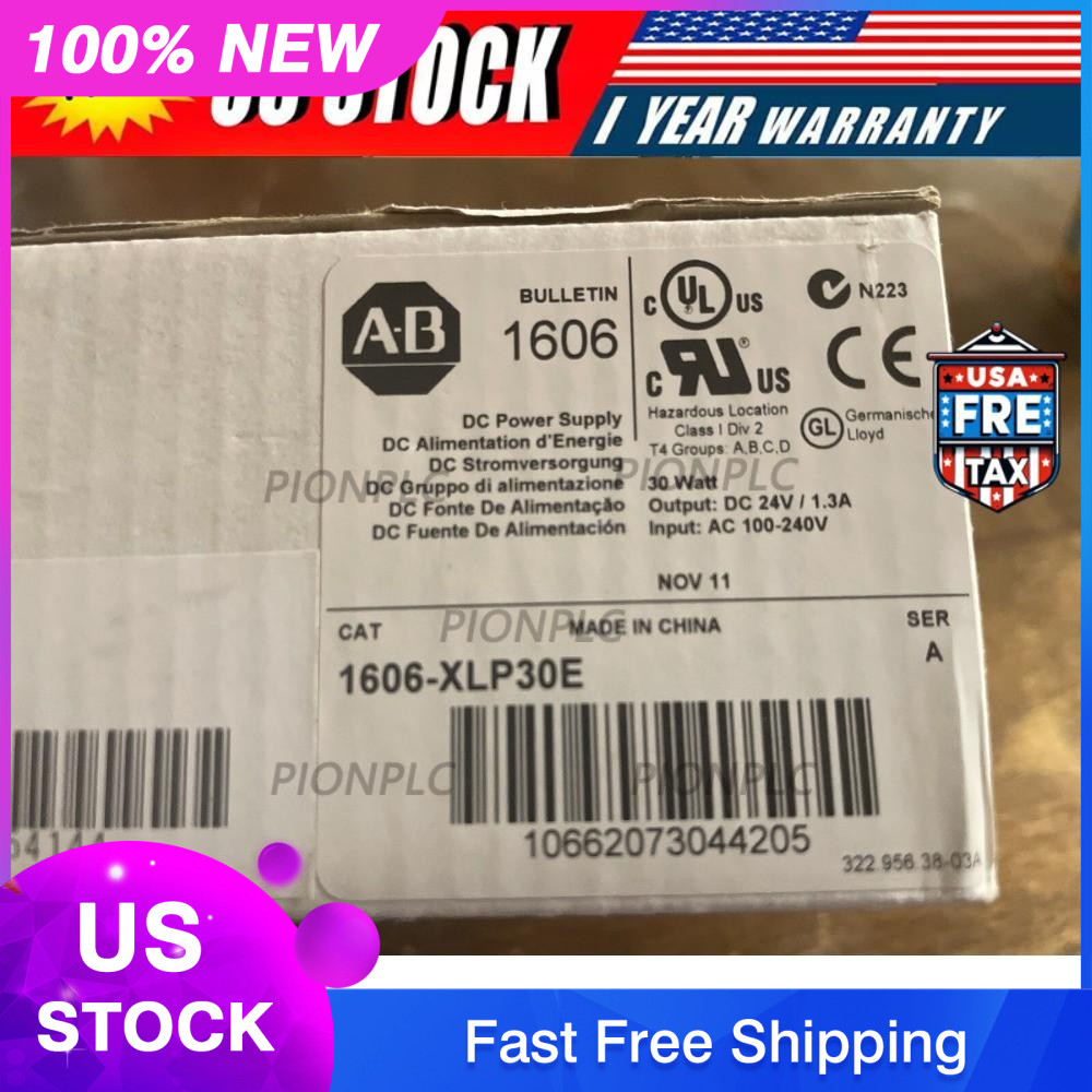 Allen Bradley 1606-XLP30E 1606-XLP 30E Sola Power Supply 24VDC 30W AC to DC 1PH