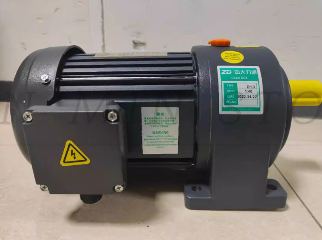 1PC Gear reduction three-phase asynchronous motor ZD750-S/ZH:3/1:40 750W
