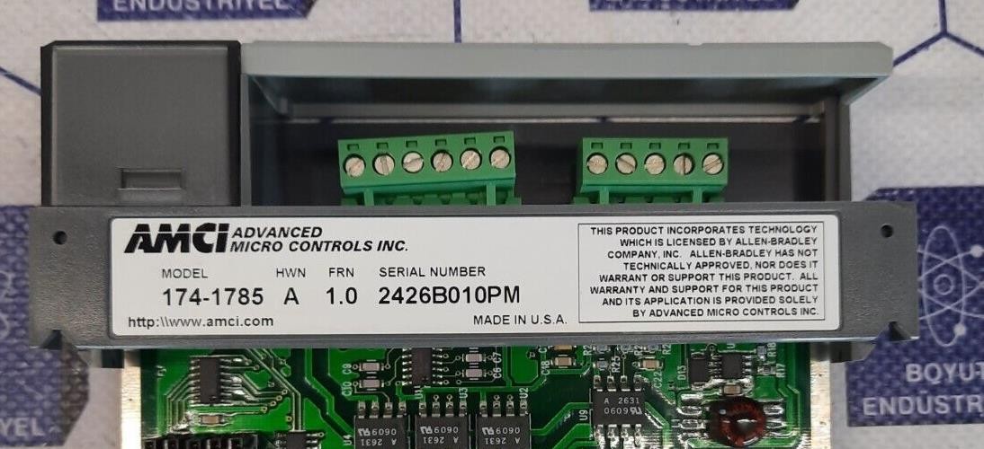 AMCI advanced Micro Controls ınc 174-1785 Hwn A FRN 1.0 Module Caterpillar