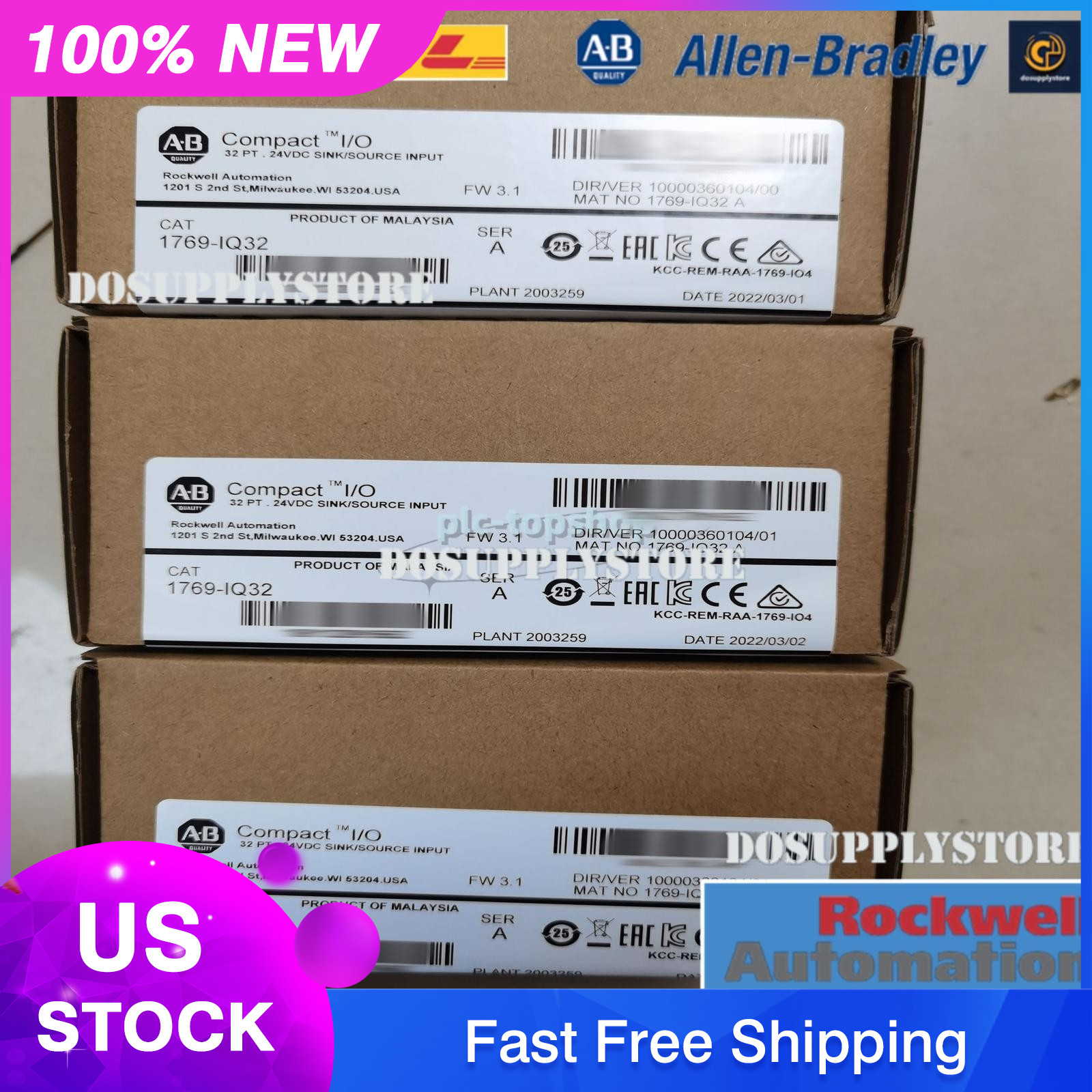 1769-IQ32 1769IQ32 24V DC Input Module A-B