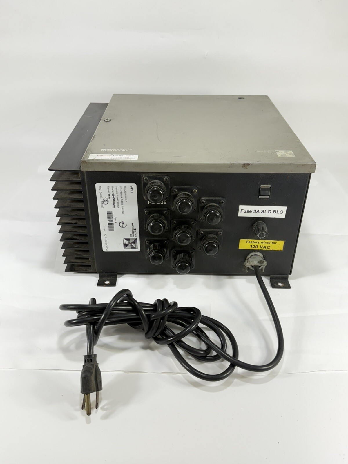 Graphics Microsystems Inc. 090G100001 SPU Microcolor Control Unit ~ WORKING