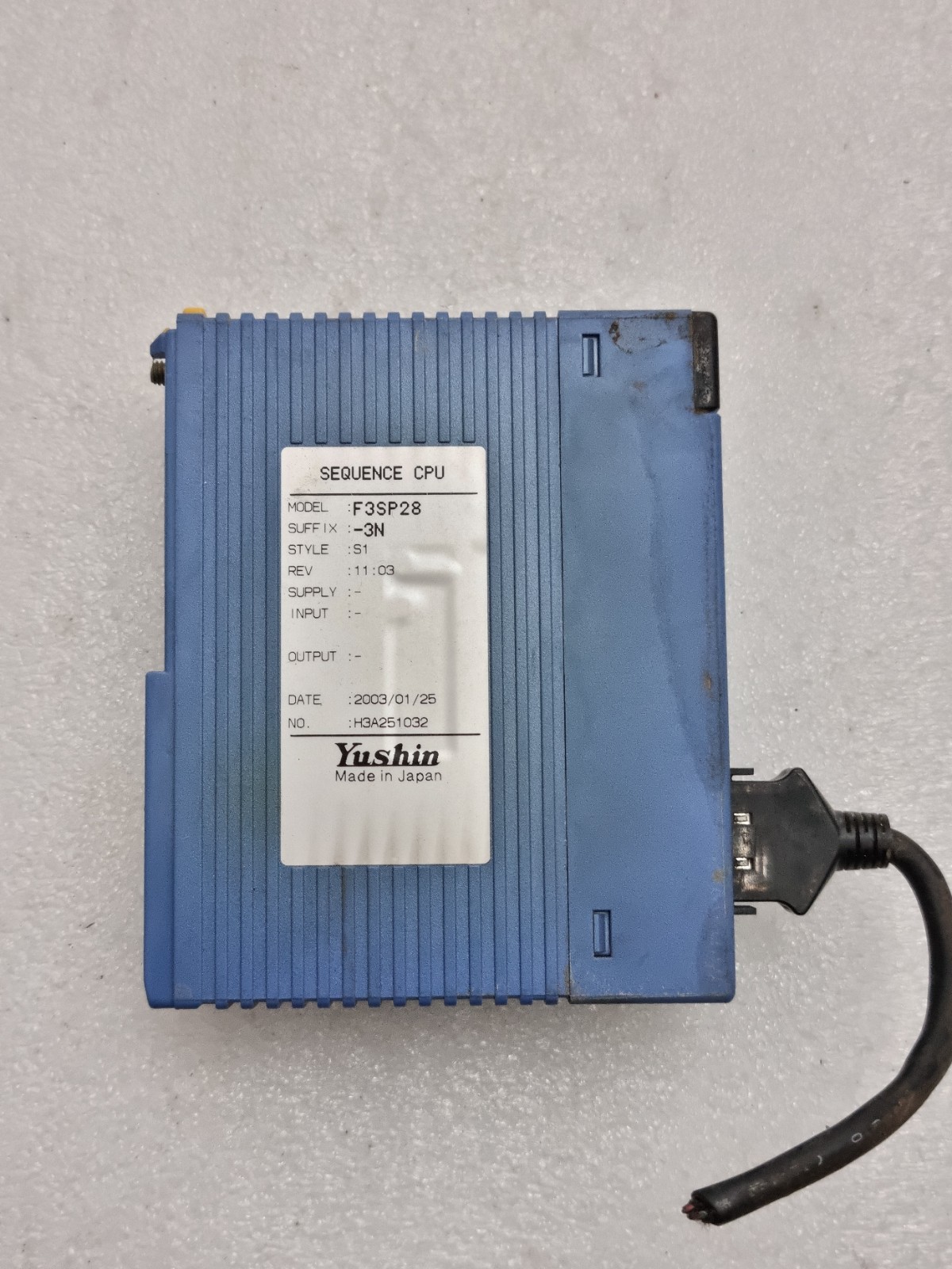 Yushin F3SP28 Sequence CPU F3SP28 (Used Working)