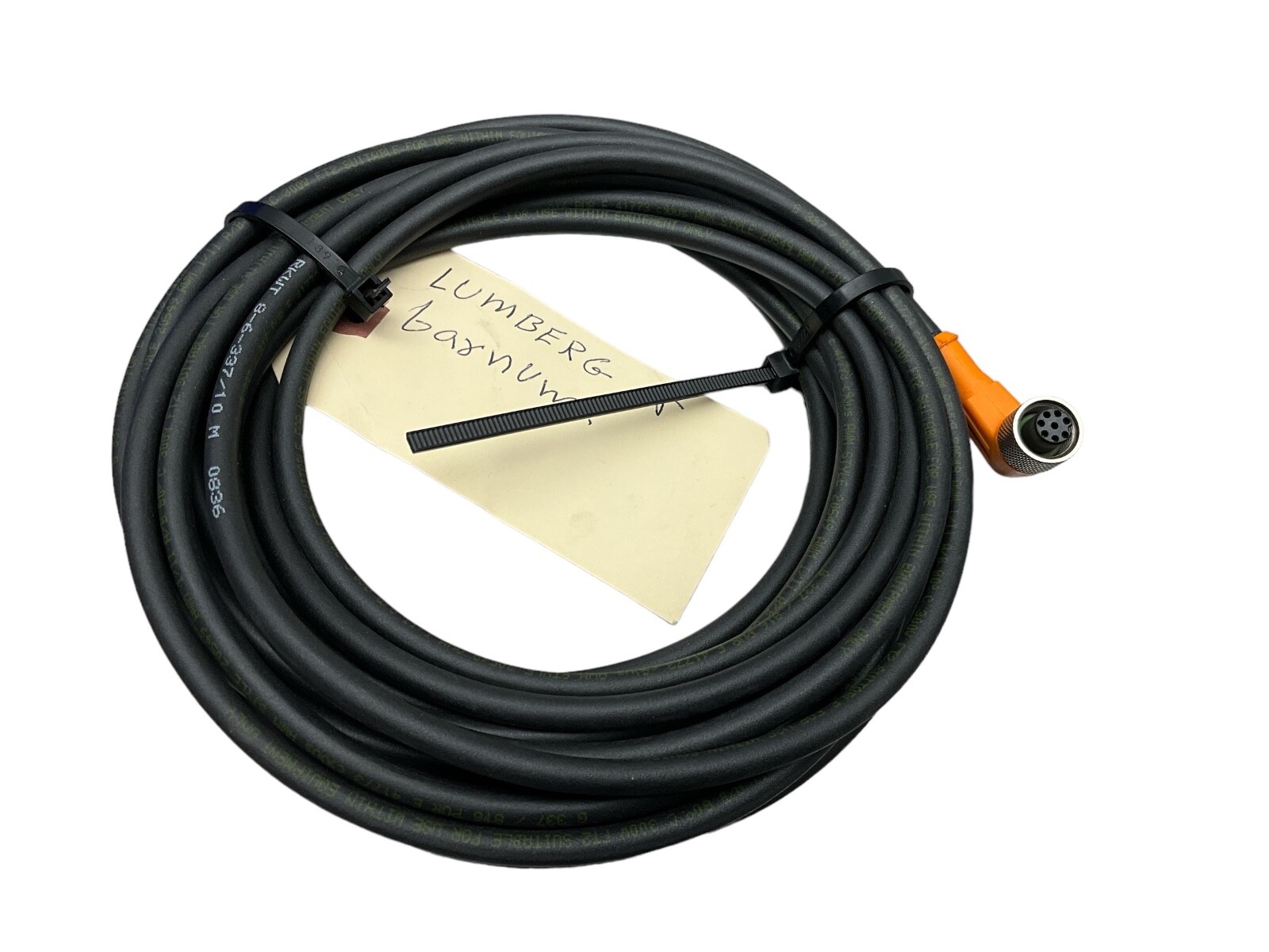 Lumberg RKWT 8-6-337/10M Sensor/Actuator Single-Ended Cordset