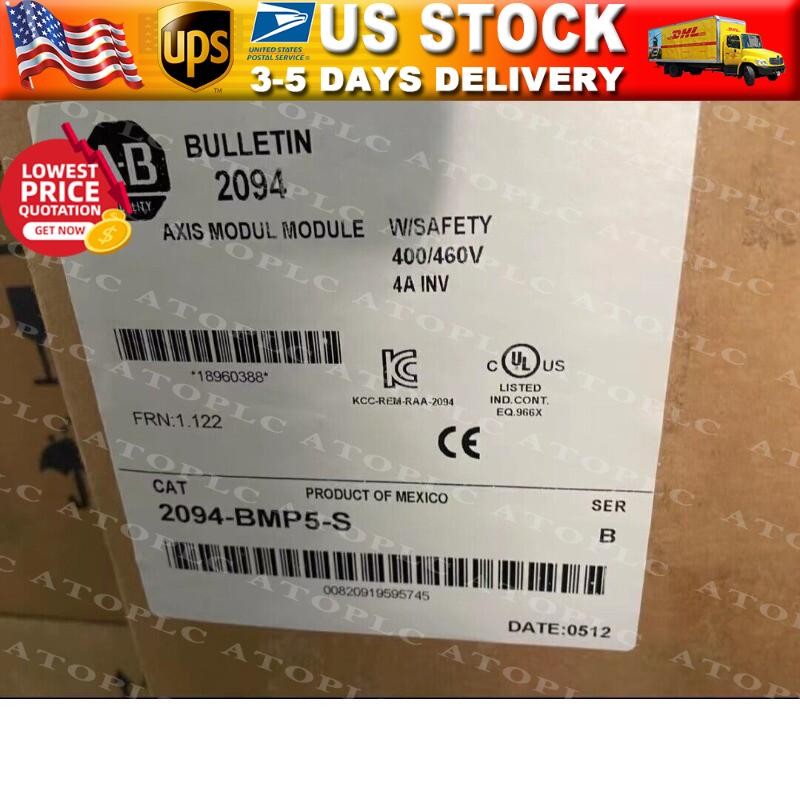 Allen-Bradley 2094-BMP5-S Kinetix 6000 Axis Module Servo Drive NEW US Free Tax