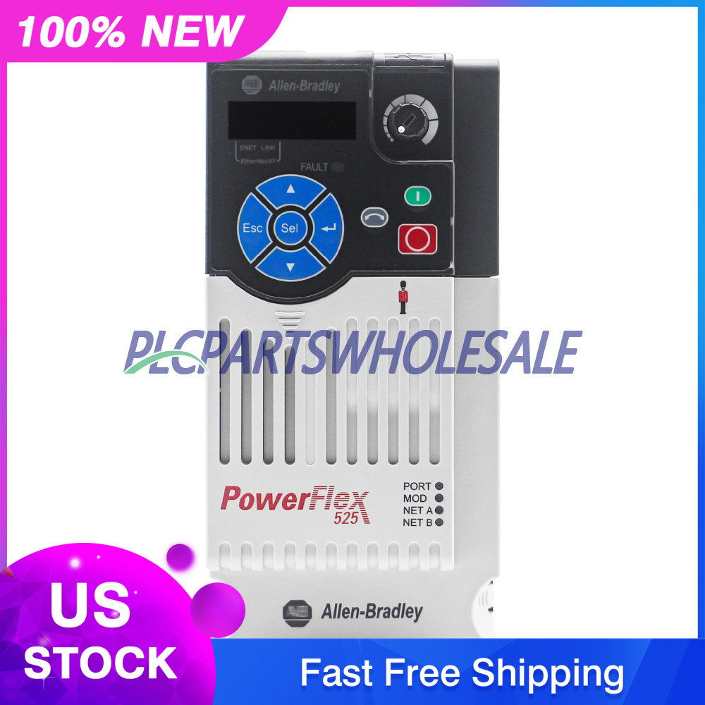 Sealed New Allen Bradley 25B-D4P0N104 PowerFlex 525 1.5kW (2Hp) AC Drive