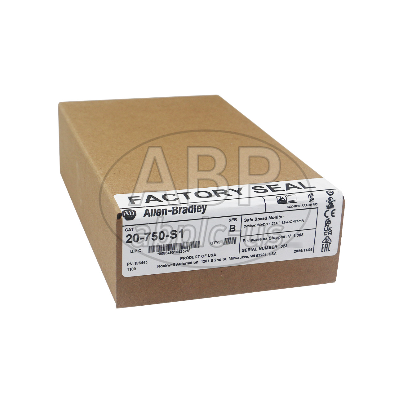 NEW Allen Bradley 20-750-S1 Safe Speed Monitor New STOCK L-233-C