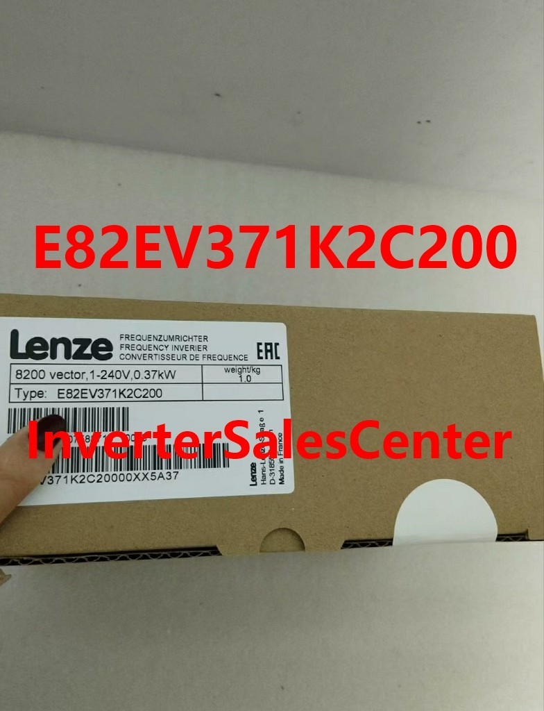 Lenze E82EV371_2C200 8200 0.37kW Vector Drive E82EV371K2C200