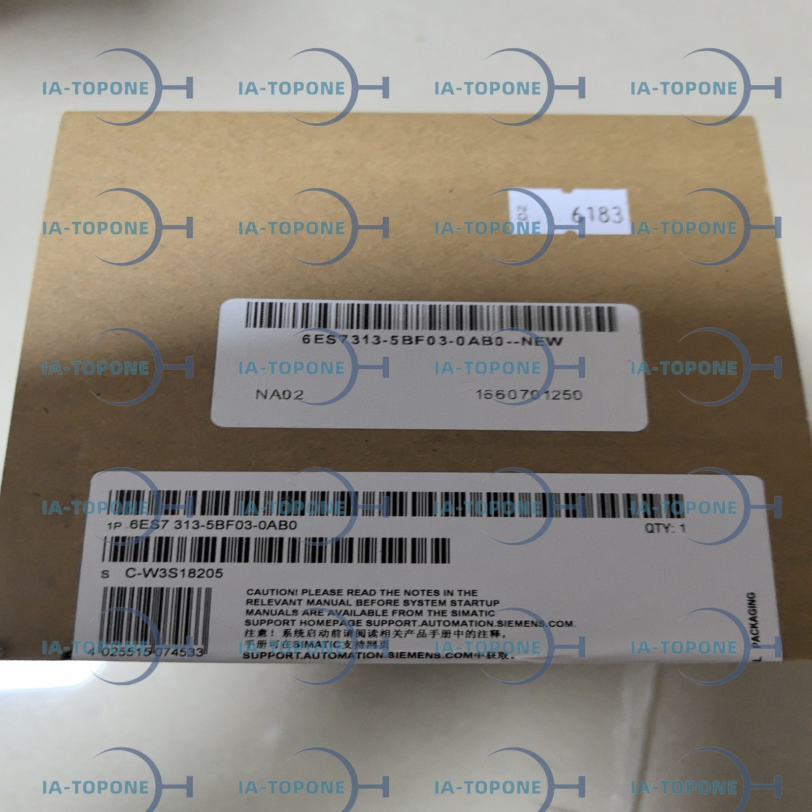 US Stock 1PC NEW Siemens 6ES7313-5BF03-0AB0 Expedited Ship Available