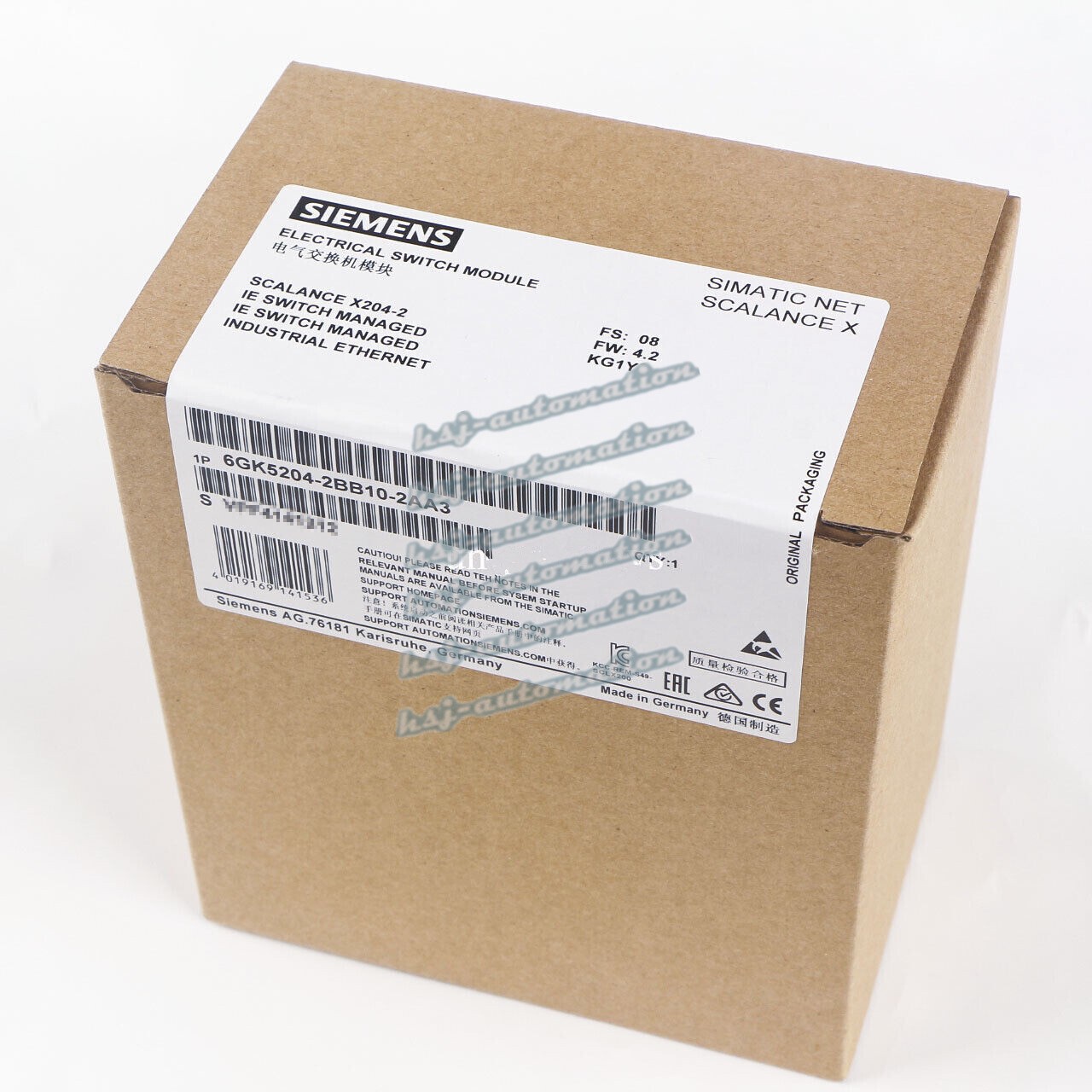 6GK5204-2BB10-2AA3 1PCS NEW SIEMENS 6GK5 204-2BB10-2AA3 Electrical Switch Module